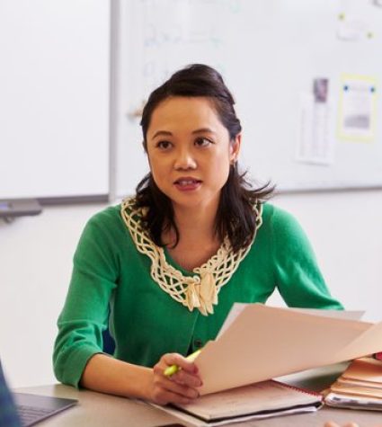a parent in a cancer hub counselling session